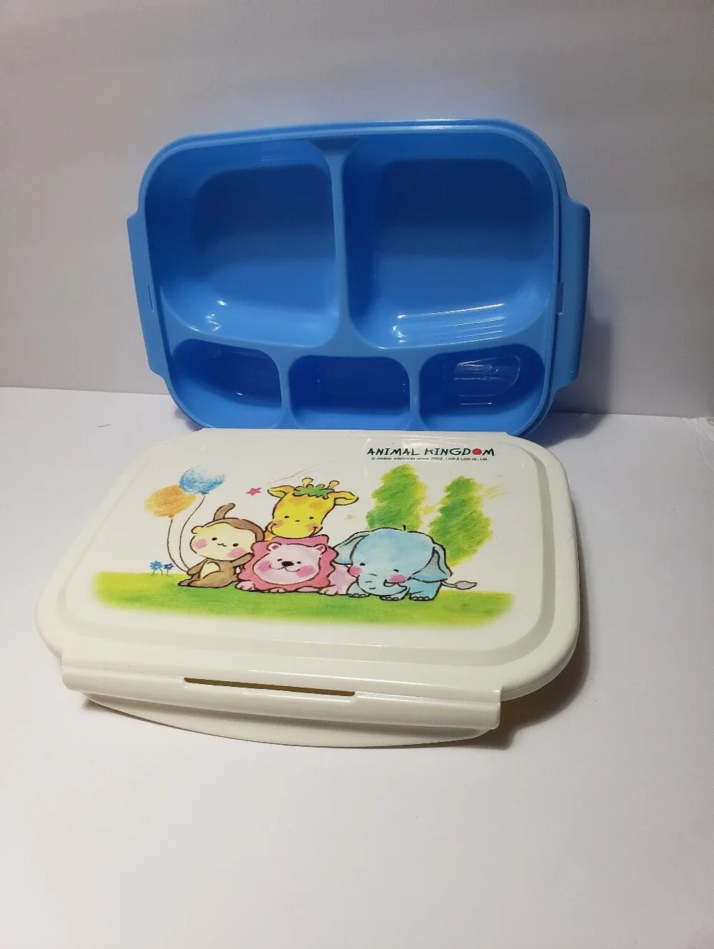 NEW! ANIMAL KINGDOM Plastic Bento Box Lunch Conteiner